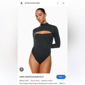 ARTZIA varo contour mock neck body suit